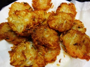 Frittelle croccanti di patate (gfo, sf, nf)